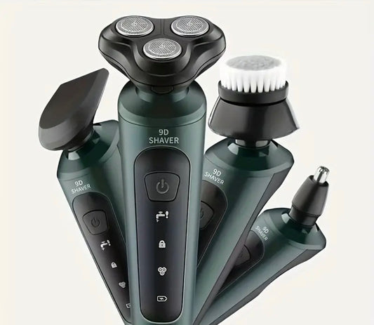 4-1 Rechargeable Razor with floating blades