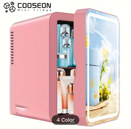 Portable LED Mini Refrigerator for skin care, and make up products