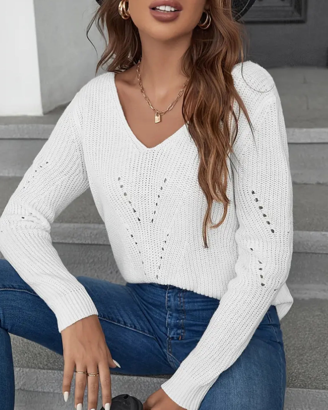 Bow Back Sweater