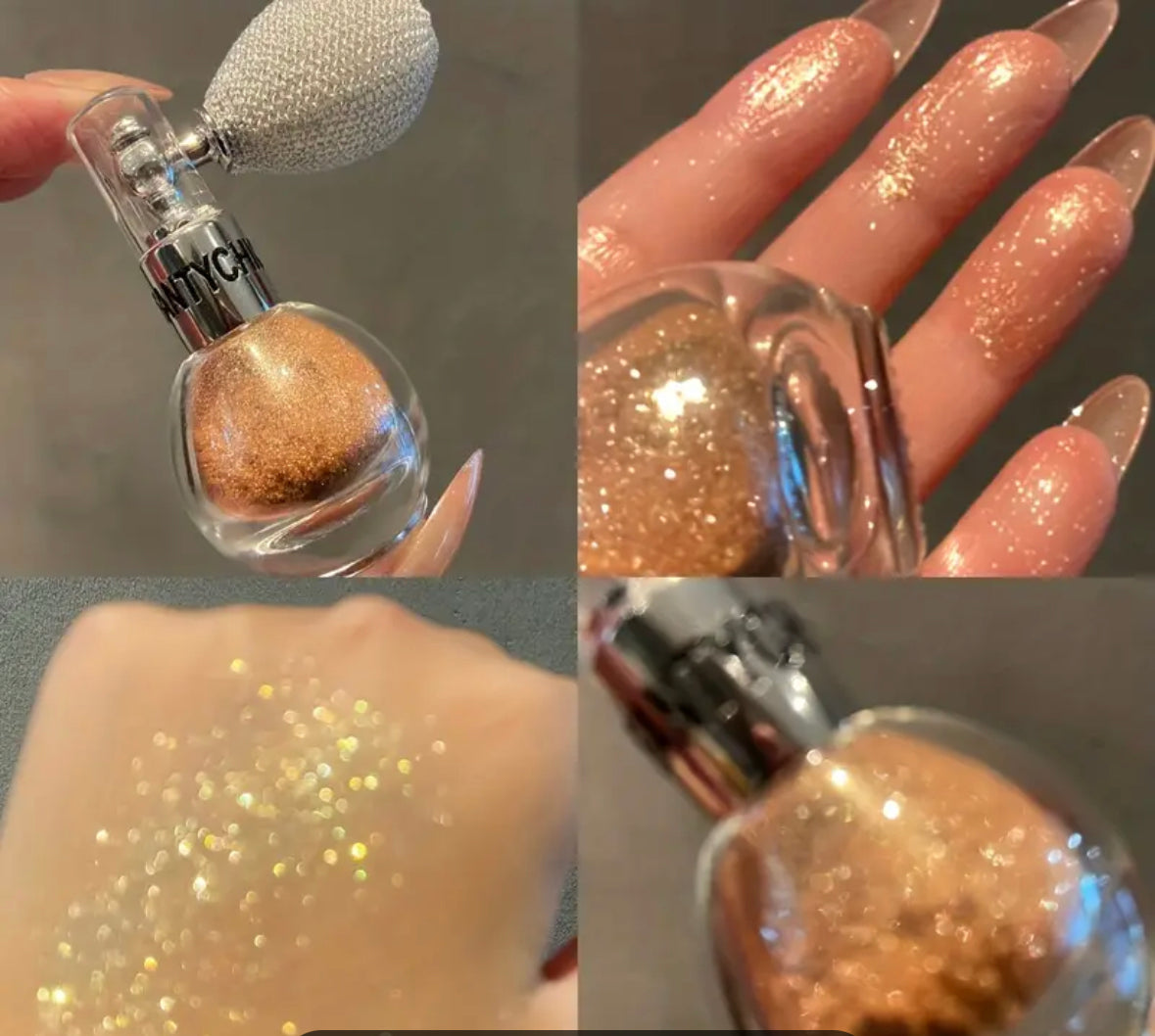 Body Glitter Powder Spray