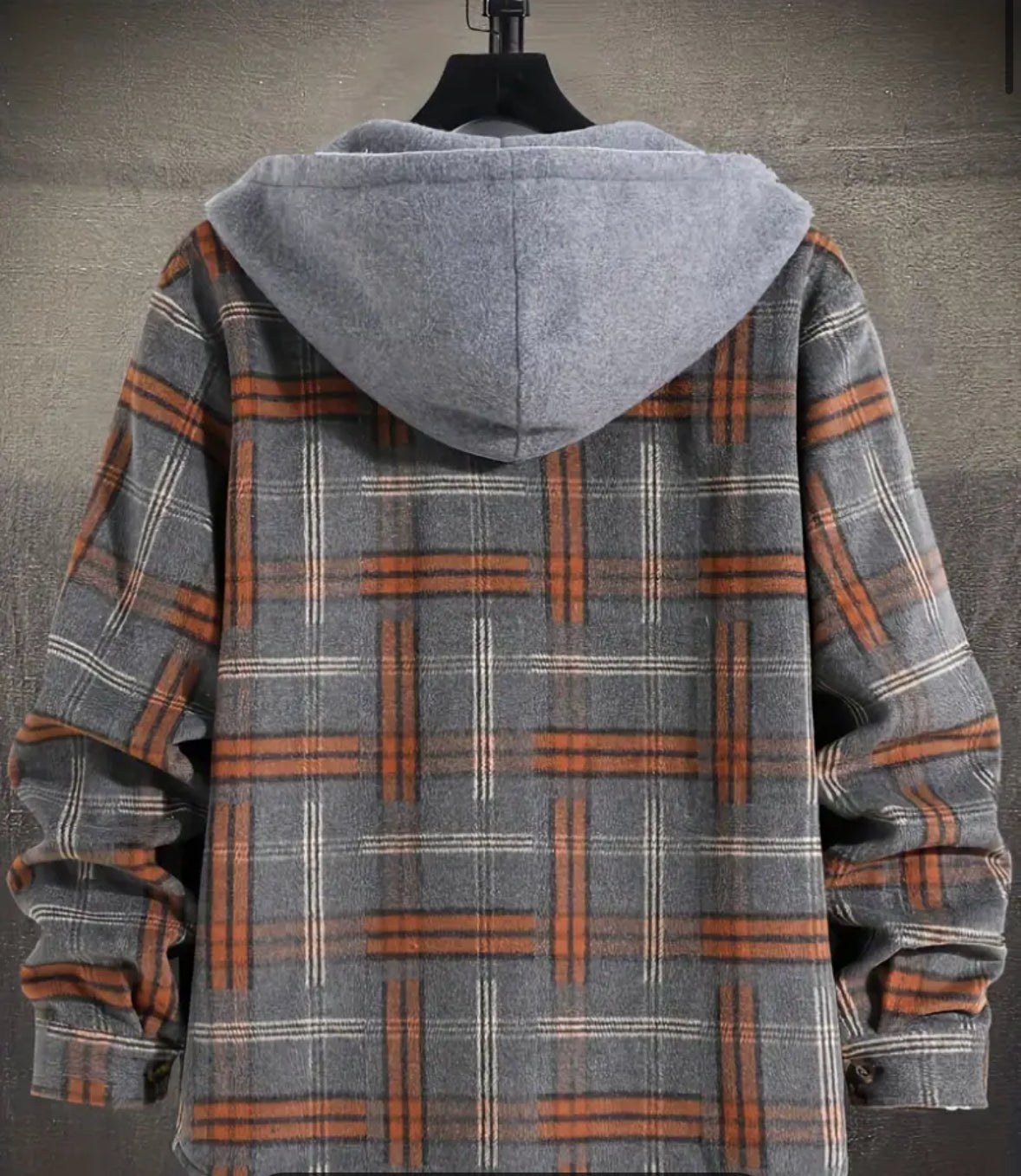 Plaid Hooded Sweater