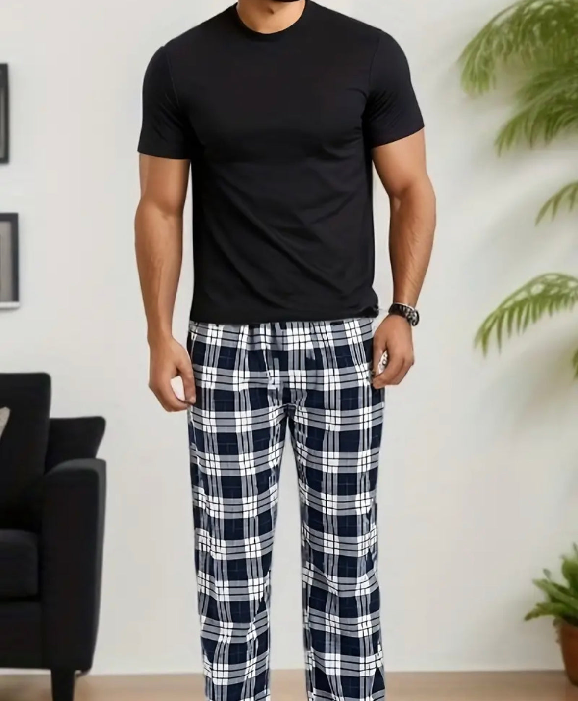 Stretchy Elastic Pajama Pants