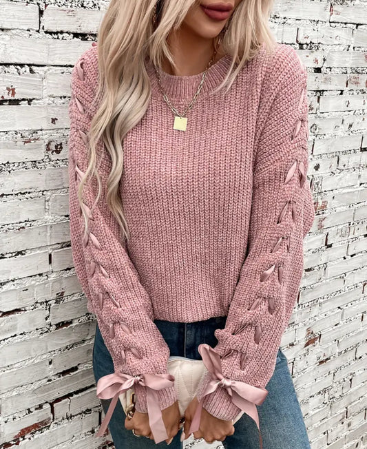 Bow Sleeve Sweater